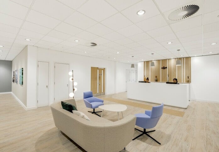 Reception in Innova Park, Regus, Enfield