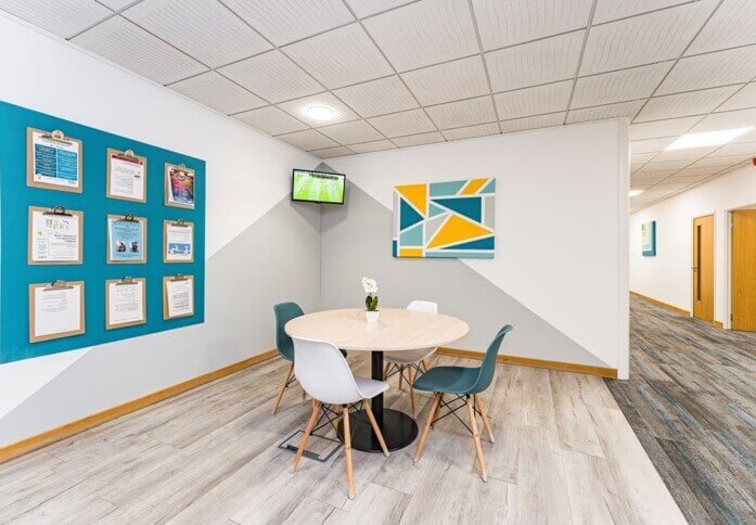 A breakout area in High Street, United Business Centres, Henley in Arden, B95