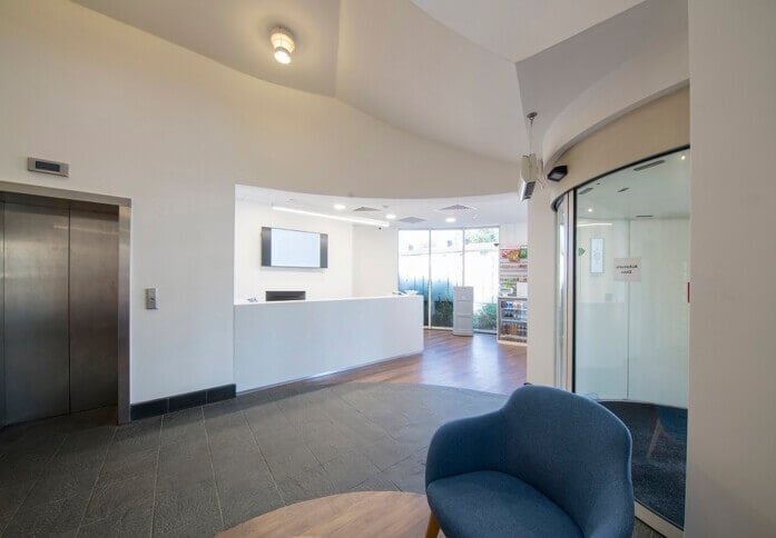 Reception area at London Road, Regus in Staines-upon-Thames