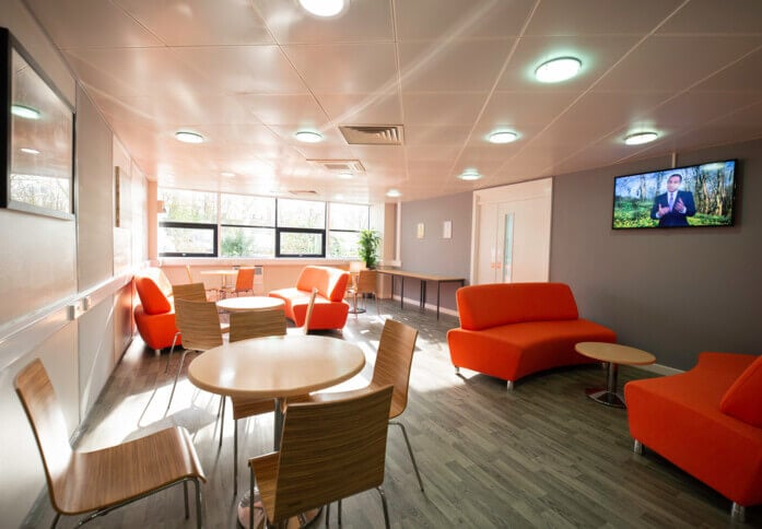 Breakout space for clients - Garrett Field, NewFlex Limited in Warrington