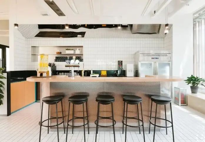 Kitchen at Houndsditch, WeWork in Liverpool Street, EC2 - London