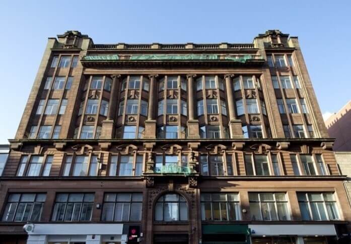 Building outside at Queen Street, Centrum Offices, Glasgow