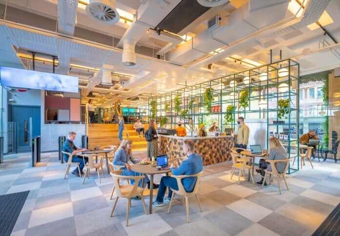 The cafÃ© at Piccadilly, Bruntwood in Manchester