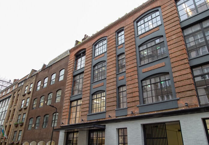 The building at 45 Eagle Street, Knotel, Holborn, WC1 - London