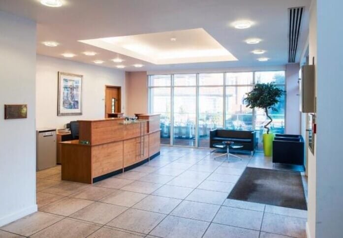 Reception area at Grays Inn Road, Regus in King's Cross