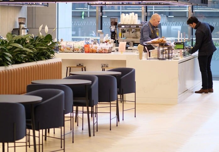 Cafe facility at MYO Liverpool Street, Land Securities Group PLC (Landsec/MYO) (Liverpool Street, EC2 - London)