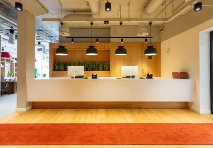 Reception area at High Street, Regus in Woking