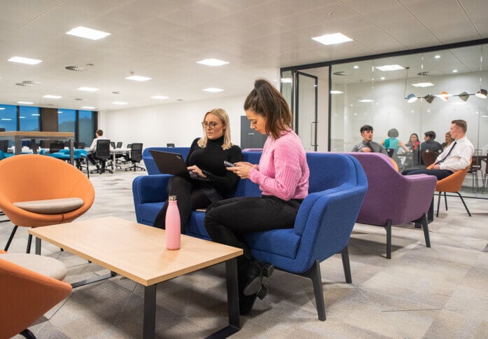 A breakout area in Great Exhibition Way, Commercial Estates Group Ltd, Leeds