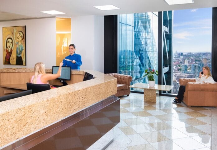 Reception in Leadenhall Street, Serv Corp in Monument, EC4 - London