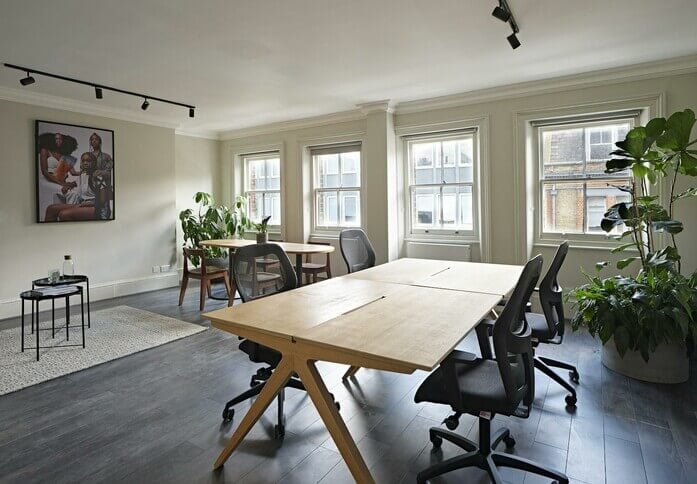 Dedicated workspace in 25 Newman Street, KONTOR HOLDINGS LIMITED (managed), Fitzrovia, W1 - London