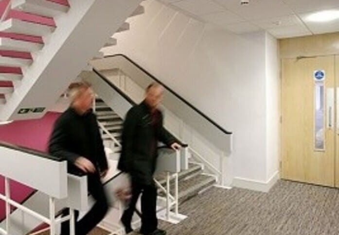 Hallway area at Regent Centre, Omnia Offices in Newcastle