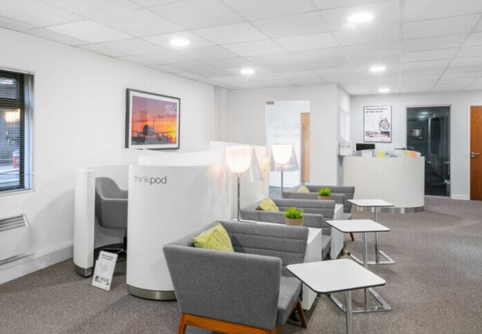 Breakout space for clients - The Comet Building, Regus in Birmingham, B1 - West Midlands