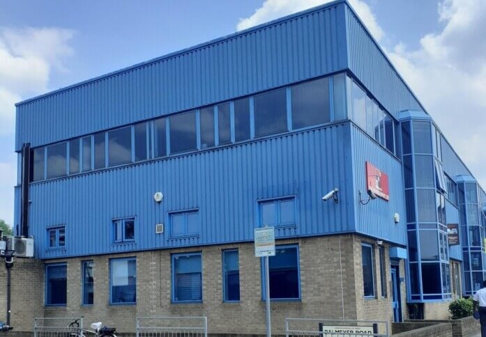 The building at Cygnus Business Centre, NDB Management Ltd in Willesden, NW2 - London