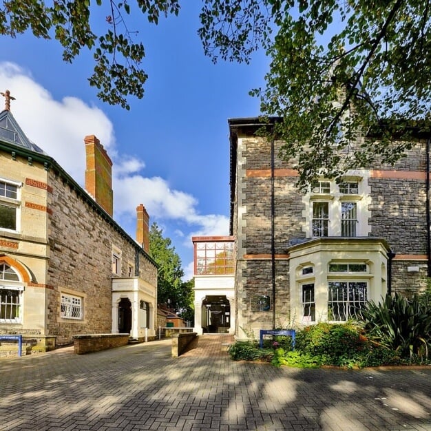 The building at Cathedral Road, Rombourne Business Centres in Cardiff