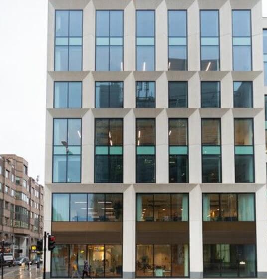 The building at 120 Moorgate, WeWork, Moorgate, EC2 - London