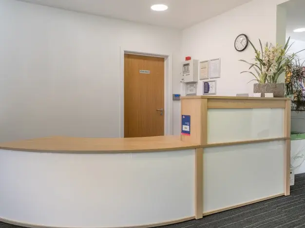 Reception at Bridge Road, Regus in Haywards Heath