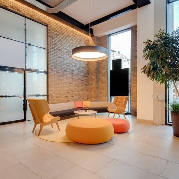 Reception area at Brunel Way, Regus in Slough