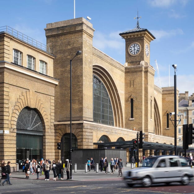 The building at Euston Road, The Office Group Ltd. (FORA), King's Cross