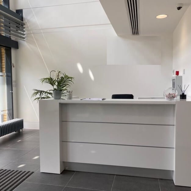 The reception at Capital Drive, Cubix Ltd in Milton Keynes, MK1