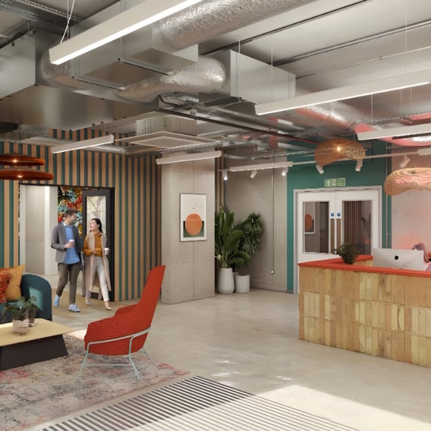 Reception in 16-18 Middlesex Street, The Boutique Workplace Company, Aldgate, E1 - London