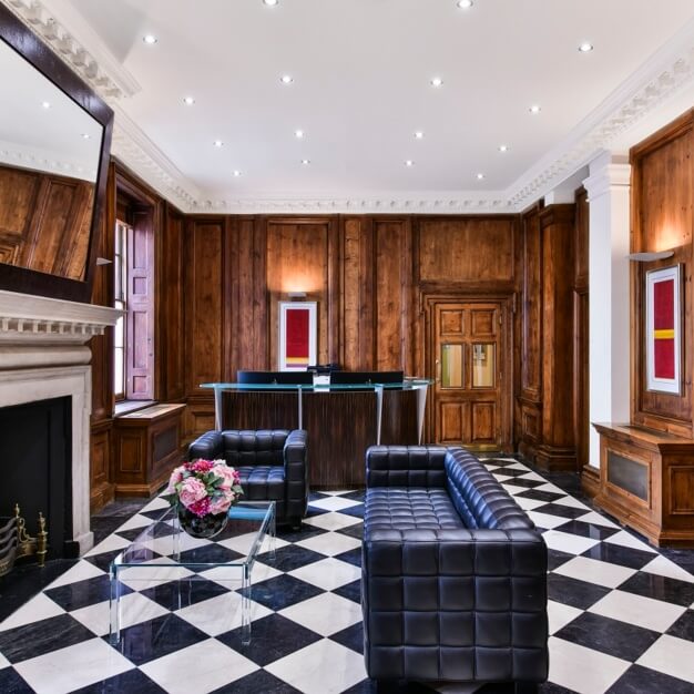 Reception area at Davies Street, The Argyll Club (LEO) in Mayfair