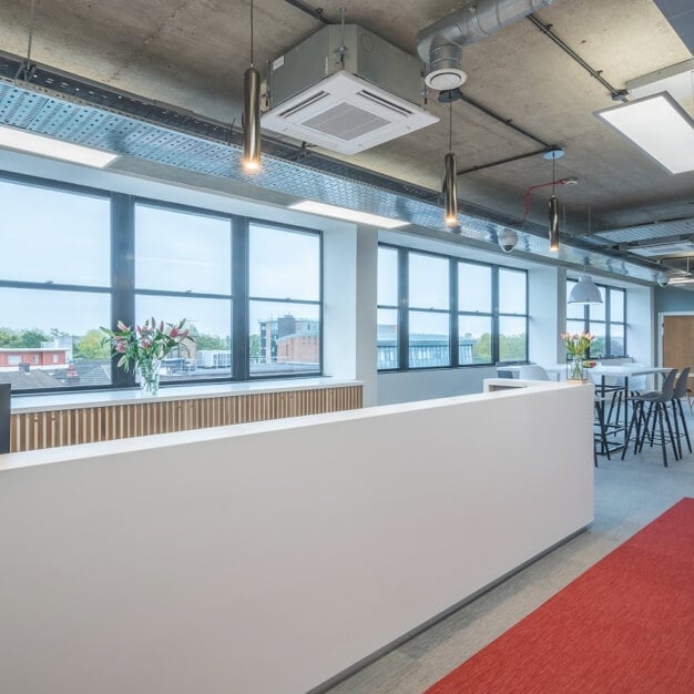 Reception area at High Street, Regus in Southgate