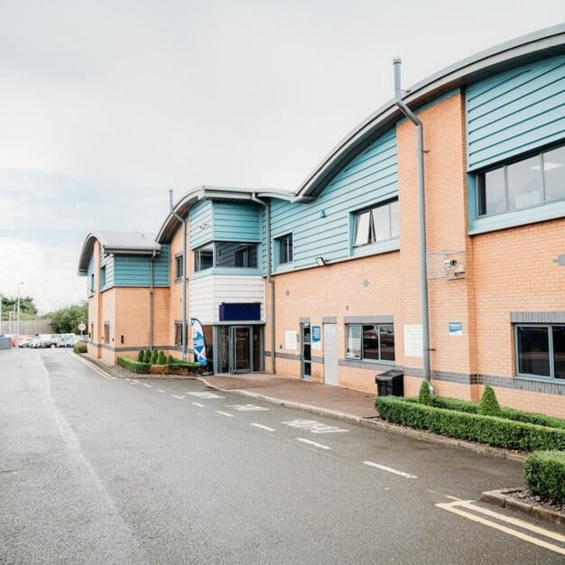 The building at Barcroft Street, Business Lodge in Bury, BL9