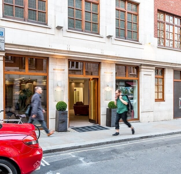 The building at Warwick Street, Regus in Soho