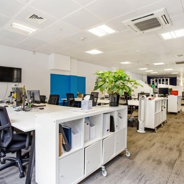 Breakout area at Clifton Street, Kitt Technology Limited in Shoreditch