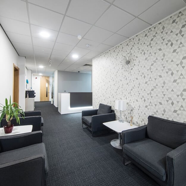 Reception at Penman Way, Regus in Leicester