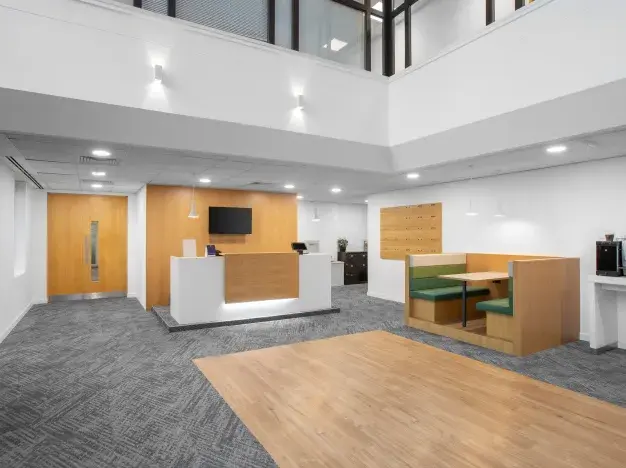 Reception area at The Drive, Regus in Brentwood