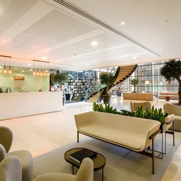 Reception in Landmark Space, Bishopsgate, EC1 - London