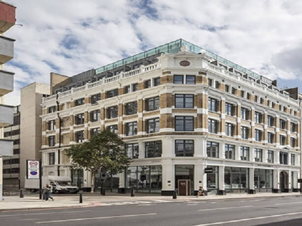 The building at Farringdon Road, Regus