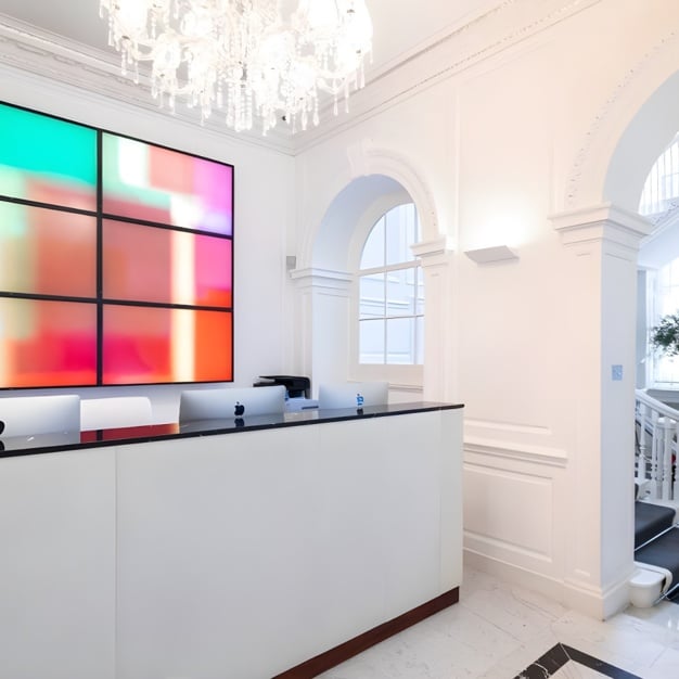 Reception area at Grosvenor Street, Residential Land Management Ltd in Mayfair, W1 - London