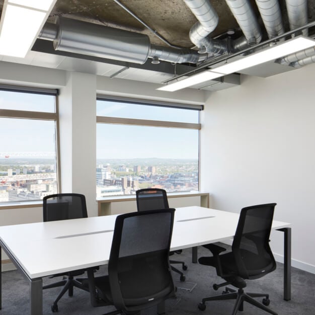 Private workspace, Alpha Tower, Alpha Works in Birmingham