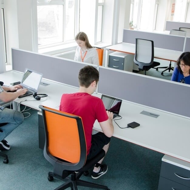 Shared deskspace offered at Innovation Space - Halpern House, University of Portsmouth, Portsmouth