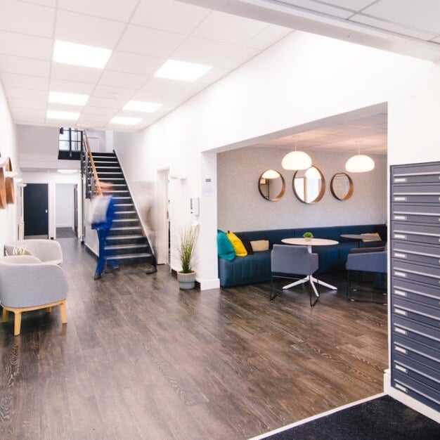 The foyer at Alexandra Road, Pure Offices (Farnborough, GU14)