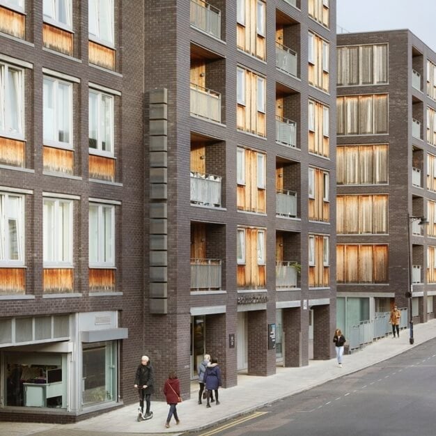 The building at Wharf Road, Workspace Group Plc, Islington