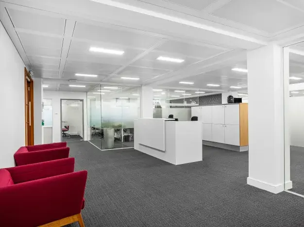 Reception in Rex House, Regus, Regent Street