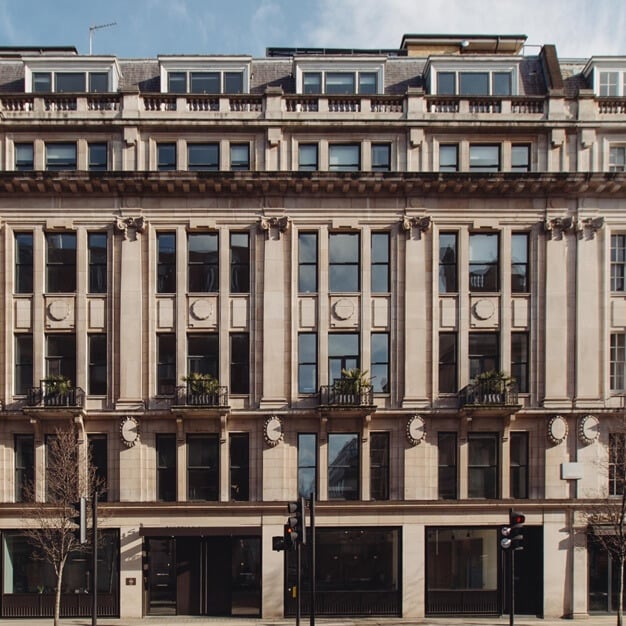 Building external for The Smiths Building, The Office Group Ltd., Great Portland St, W1 - London