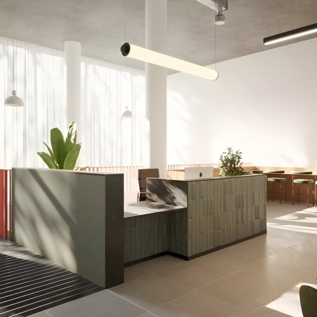 Reception in Laundry Studios, Shoreditch One Ltd (Oneder), Hackney, E8 - London