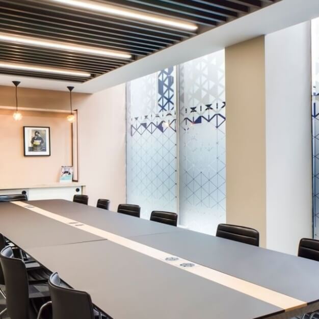 The meeting room at York Street, Bruntwood in Manchester, M1