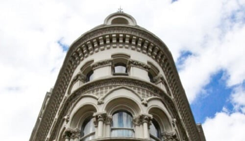 Building outside at Albert Buildings, First Base, Cannon Street, London