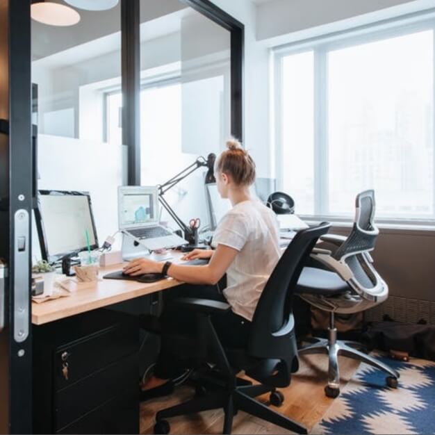 Private workspace in Keltan House, WeWork (Hackney)