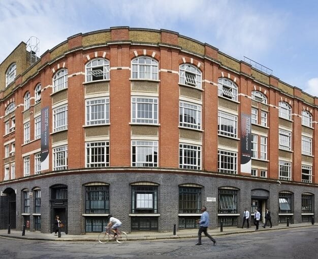 Building outside at Clerkenwell Workshops, Workspace Group Plc, Clerkenwell, London