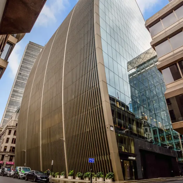 Building external for St Mary Axe, Industrious, Liverpool Street, EC2 - London