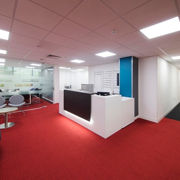 Reception in St John's Street, Regus, Peterborough