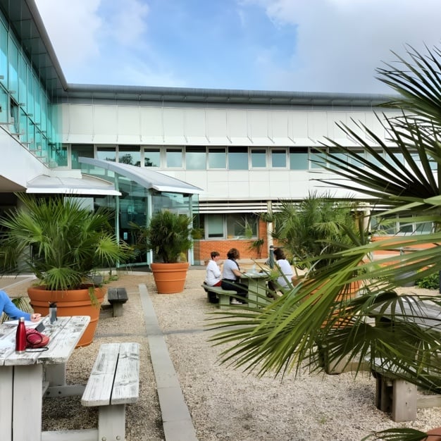 Courtyard area, Sussex Innovation, Sussex Innovation Centre Management Limited in Falmer, BN1 - East England