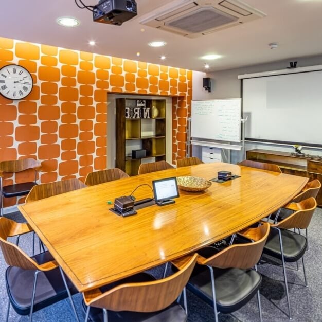 The meeting room at Harling House, Venaglass Haymarket Ltd in Southwark