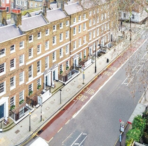 The building at 12-18 Theobalds Road, The Boutique Workplace Company in Chancery Lane